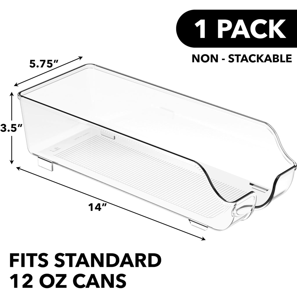 Simple Houseware Soda Can Organizer Dispenser for Refrigerator/Pantry