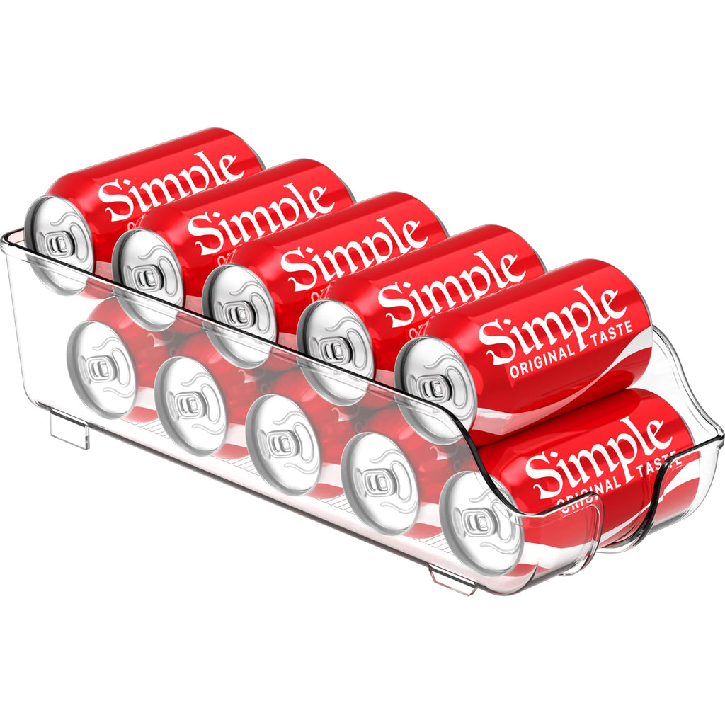 Simple Houseware Soda Can Organizer Dispenser for Refrigerator/Pantry